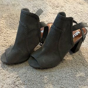 Braided Open Toe Heels